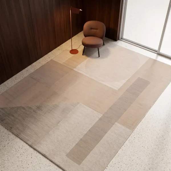 ALFOMBRA GEOMÉTRICO NATURAL-VERDE 200 X 300 CM