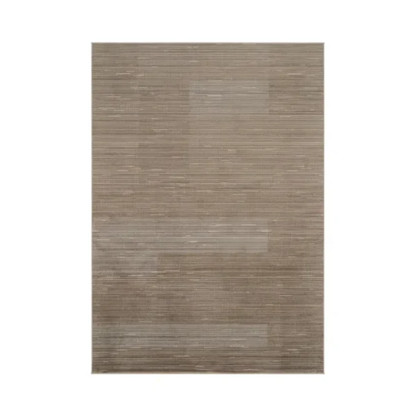 ALFOMBRA GEOMÉTRICO NATURAL VISCOSA 160 X 230 CM