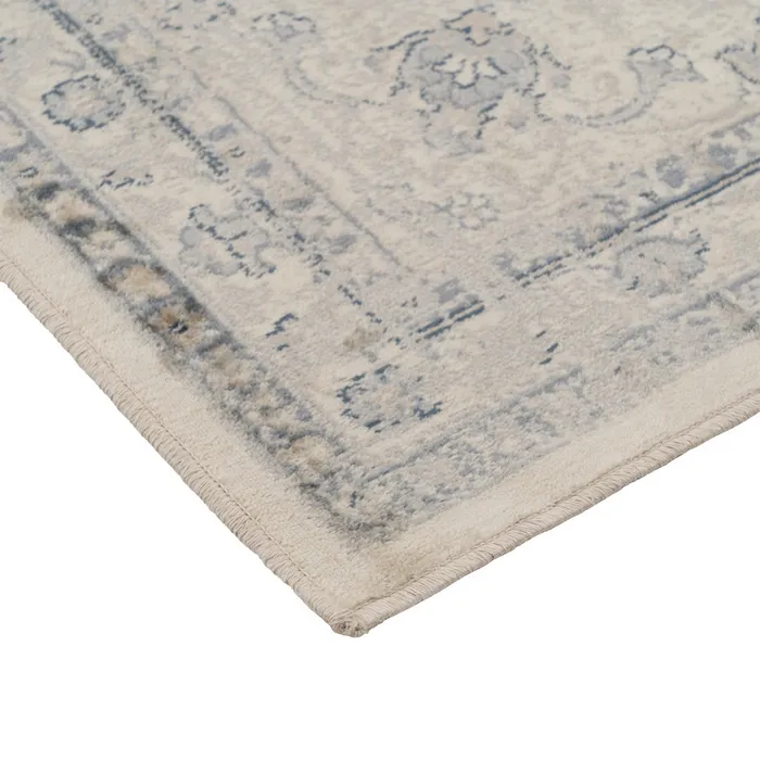 ALFOMBRA SELLO GRIS VISCOSA VINTAGE 160 X 230 CM - Imagen 2