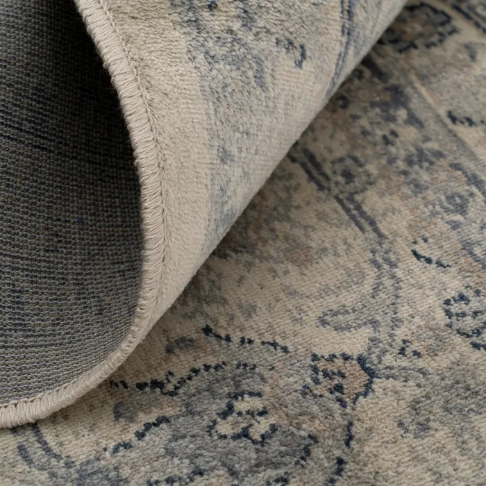 ALFOMBRA SELLO GRIS VISCOSA VINTAGE 160 X 230 CM - Imagen 3