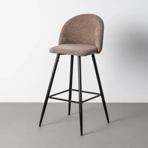 TABURETE MARRÓN METAL CONTRACT 40,20 X 48,20 X 102 CM