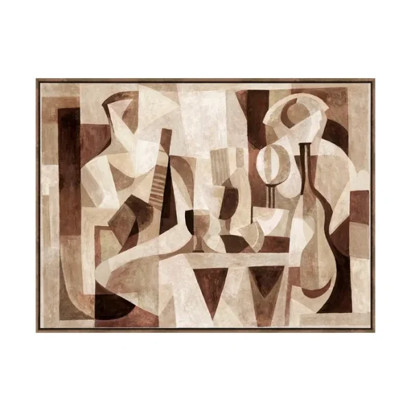 CUADRO IMPRESIÓN ABSTRACTO LIENZO 120 X 4 X 90 CM