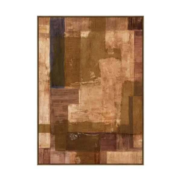 CUADRO PINTURA ABSTRACTO YUTE 120 X 4 X 90 CM