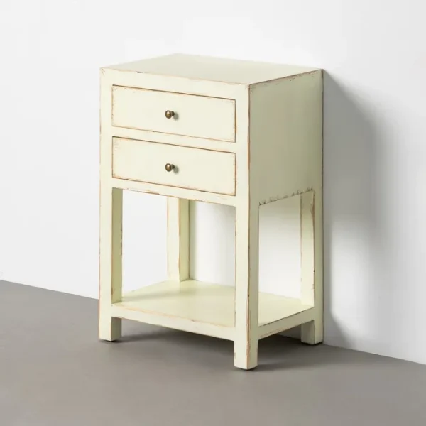 MESITA AMARILLO PASTEL DM-MADERA 45 X 30 X 66 CM