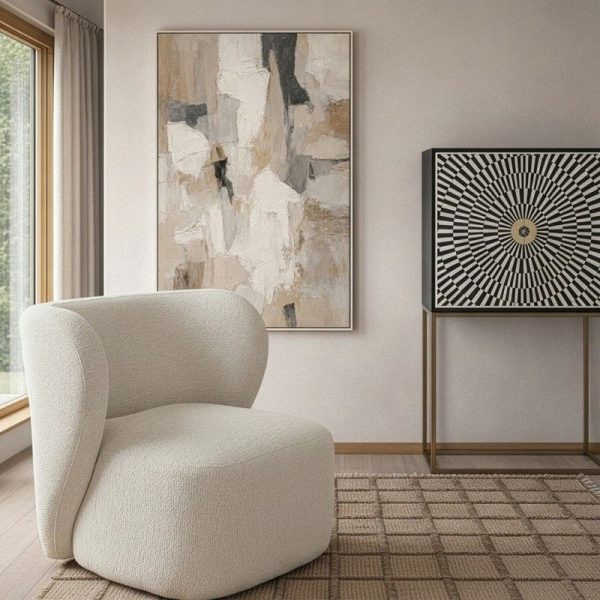 CUADRO LIENZO IMPRESO ABSTRACTO 100X150X4,9CM