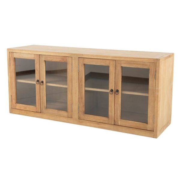 APARADOR CRISTAL MADERA MINDI 140x40x60 CM