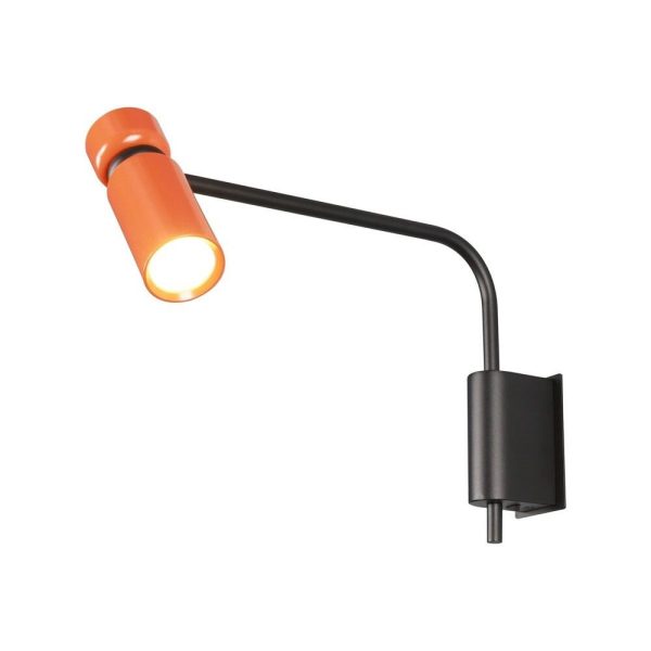 APLIQUE LUMINARI NEGRO NARANJA BRILLANTE 9857 MANTRA