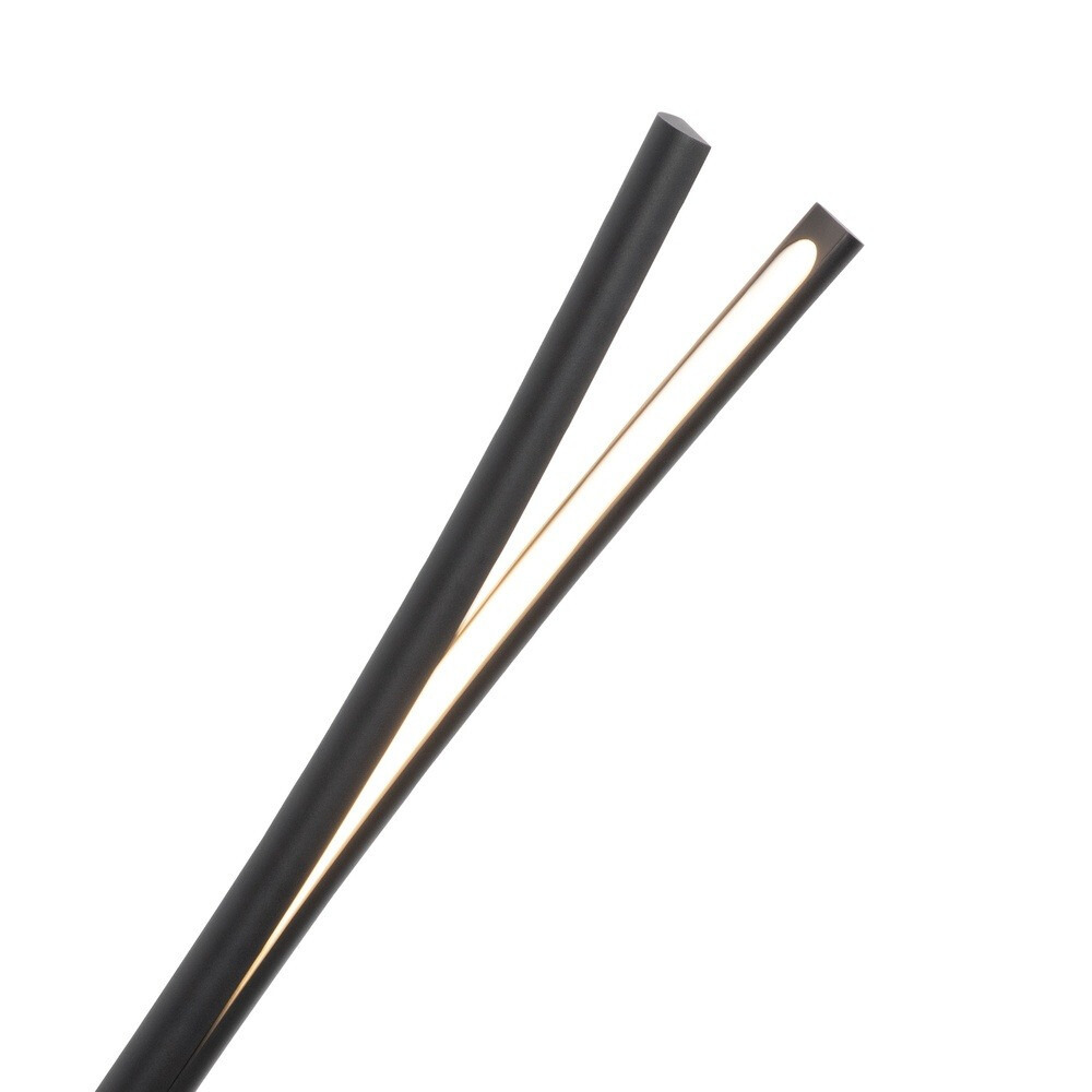 BALIZA KATANA 15W 3000K NEGRO 9868 MANTRA - Imagen 2
