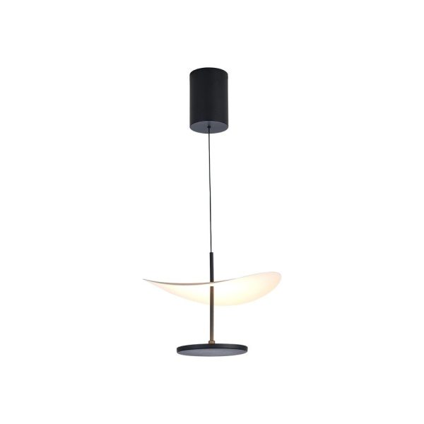 COLGANTE LED ABISAL CCT 1L 12W HAYA NEGRO 9695 MANTRA
