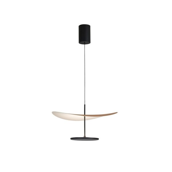 COLGANTE LED ABISAL CCT 1L 18W HAYA NEGRO 9694 MANTRA