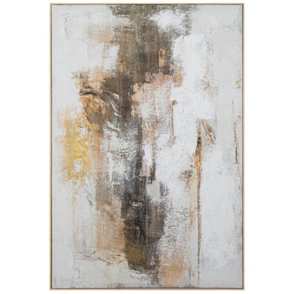 CUADRO LIENZO MADERA C/MARCO 80X120CM ABSTRACTO