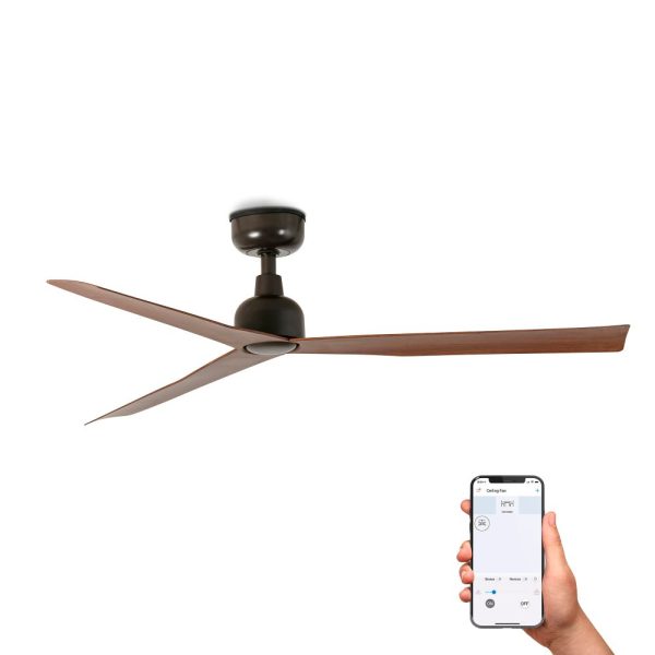 FARO MARINE M VENTILADOR MARRÓN-NOGAL IP44 TUYA