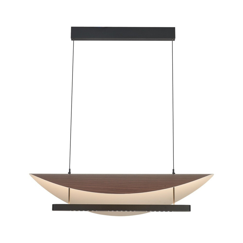 LAMPARA LED ABISAL CCT 28W NOGAL NEGRO 9824 MANTRA