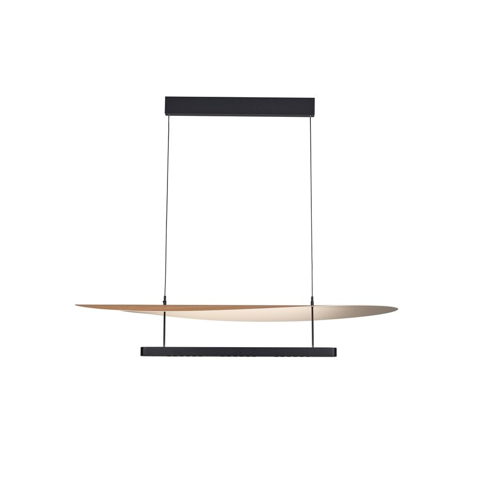 LAMPARA LED ABISAL CCT 40W HAYA NEGRO 9691 MANTRA