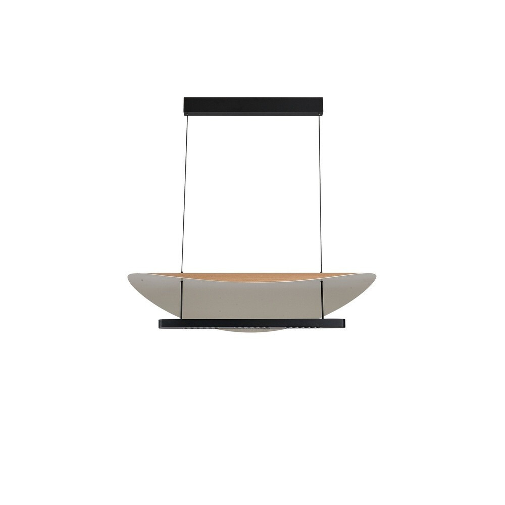 LAMPARA LED ABISAL CCT 40W HAYA NEGRO 9692 MANTRA - Imagen 4