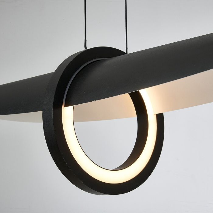 LAMPARA LED ORBITA NEGRO 9671 MANTRA - Imagen 5