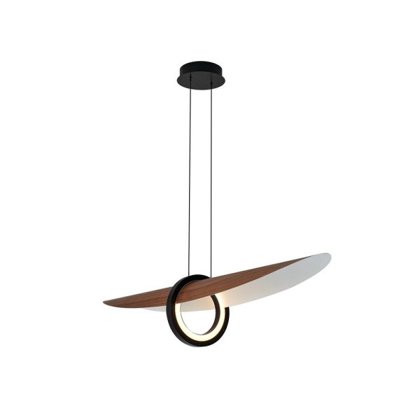 LAMPARA LED ORBITA NOGAL 9672 MANTRA