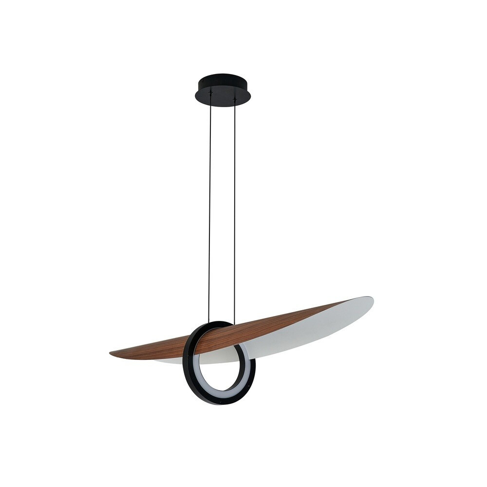 LAMPARA LED ORBITA NOGAL 9672 MANTRA - Imagen 2