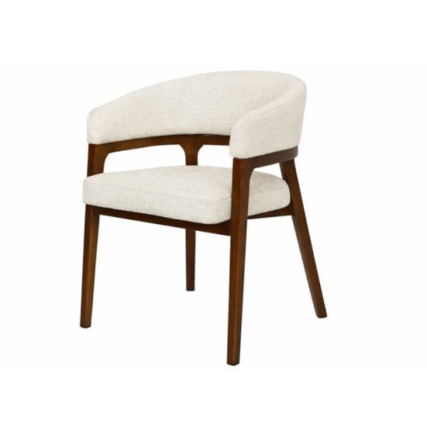 SILLA BOUCLE MADERA ROBLE 58x58x78CM