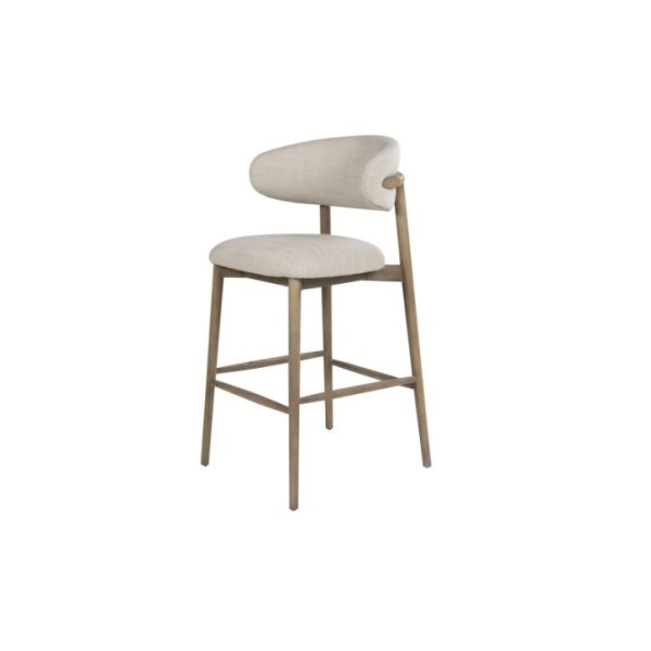 TABURETE BAR FRESNO BEIGE 59x58x107CM