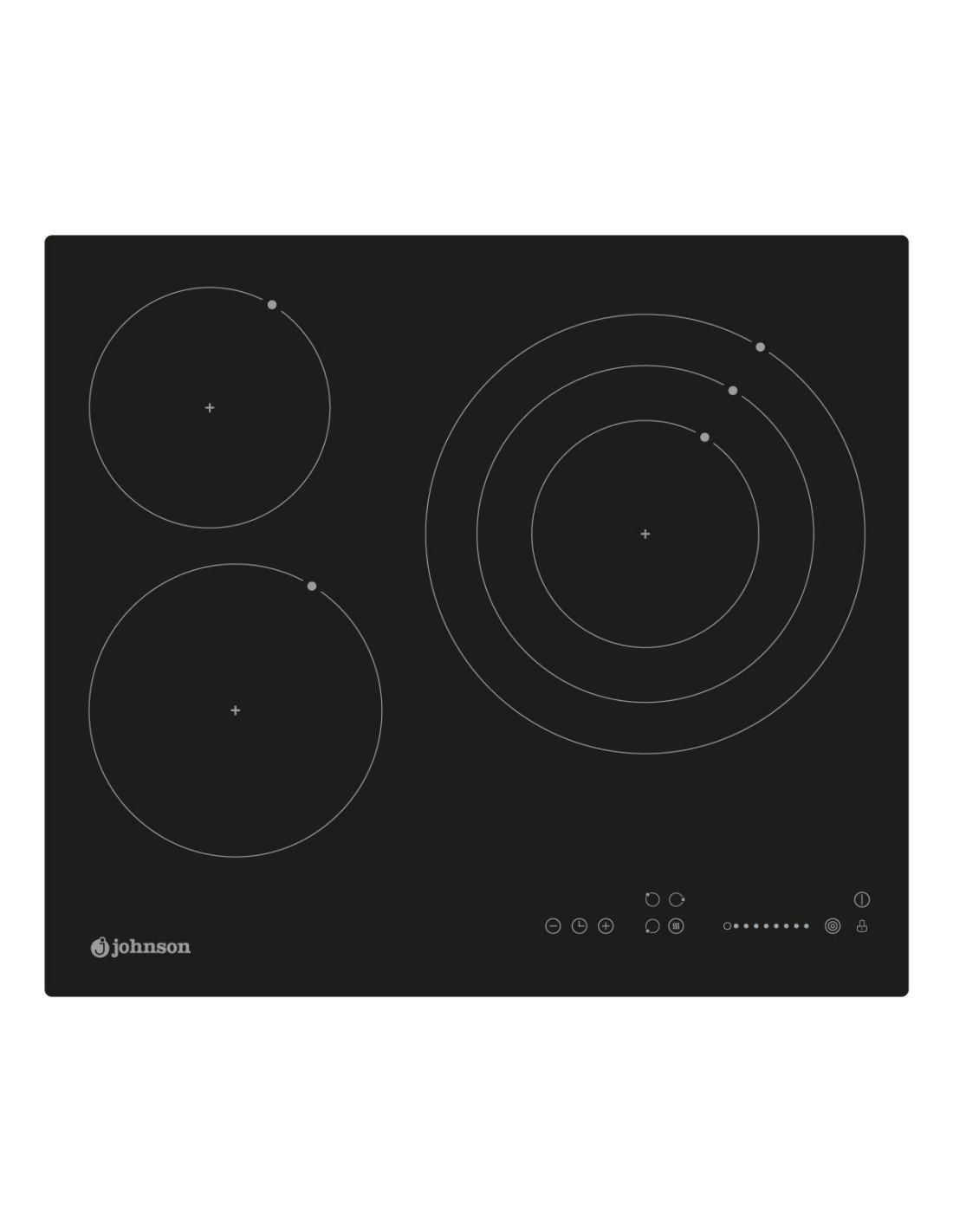 VITROCERÁMICA 3F 60CM JVICA3303 JOHNSON